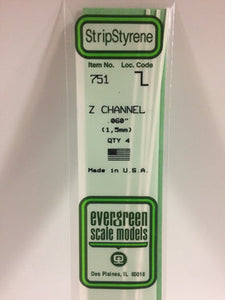 EVERGREEN Styrene Z-Channel