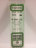 EVERGREEN HO Scale Rectangular / Square Styrene Strips