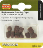 Proxxon Sanding Points (10) with Arbor and Spare Points to Suit   (28987 & 28989)