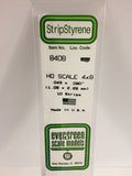 EVERGREEN HO Scale Rectangular / Square Styrene Strips