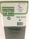 EVERGREEN Black Styrene Sheets