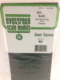 EVERGREEN Black Styrene Sheets