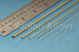 Albion Alloys BW Metric Brass Round Rod - 305mm Lengths