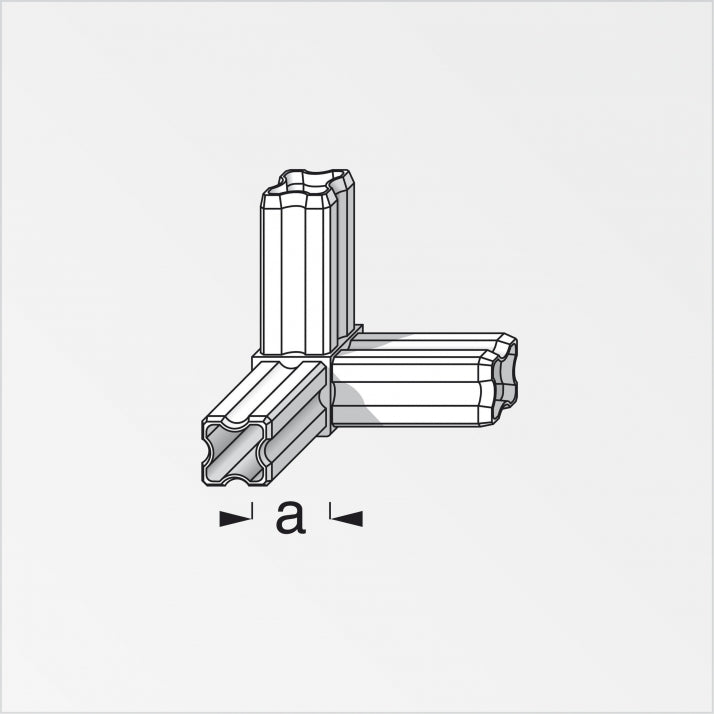 Combitech 90 Degree 3-Spigot Corner Connector for 23.5mm Tube – Home ...