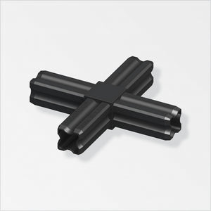 Combitech 90 Deg 4-Spigot Flat Cross Connector for 23.5mm Tube