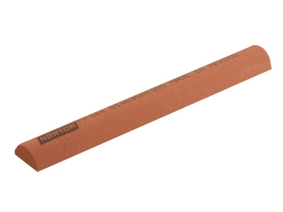 NORTON India Stone HALF-ROUND File 12mm