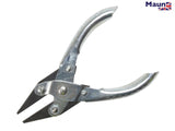 MAUN 4340 Narrow Snipe-Nose Parallel Action Smooth Jaw Pliers 125mm