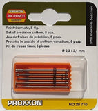 Proxxon 5-Piece Wolfram Vanadium Cutter Set   (28710)