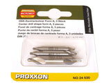 Proxxon 3-Piece HSS Centre Drilll Set   (24630)