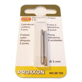 Proxxon HSS Milling Cutters (Packs of 2)     (28722, 28723, 28724, 28725, 28726, 28727)