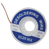 Desoldering Braid / Wick - Copper 1.5 Metre