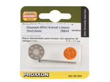 Proxxon Diamond Coated Cutting Disc & Mandrel 20mm Dia    (28844)