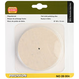 Proxxon Felt Cloth Polishing Disc 100 x 15mm    (28004)