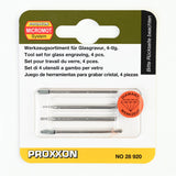 Proxxon 4-Piece Glass Working Set   (28920)